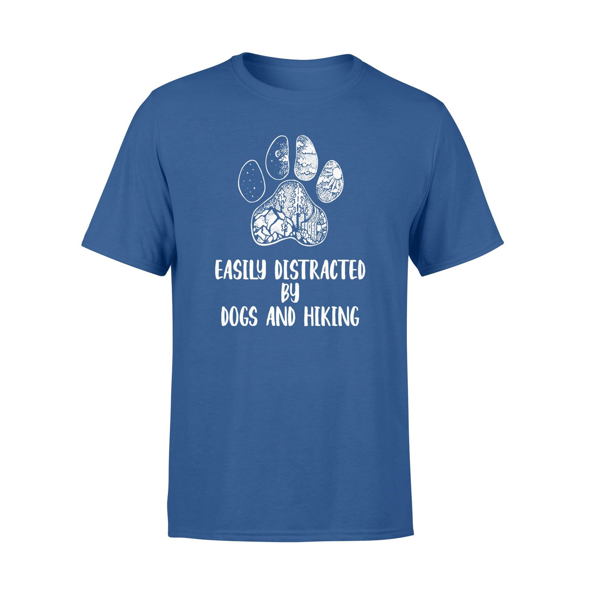Hiking shirt dog lovers Standard Tshirt