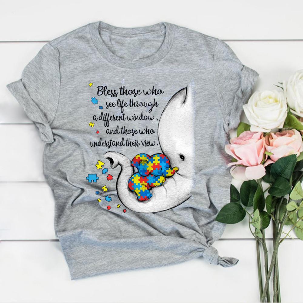 Elephant blessed autism shirt