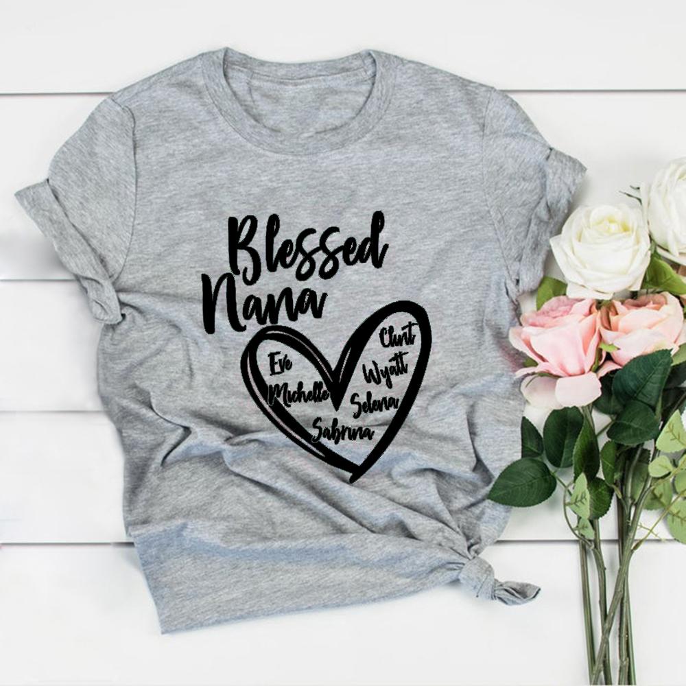 Personalized Blessed Gigi Shirt Gift For Grandmother