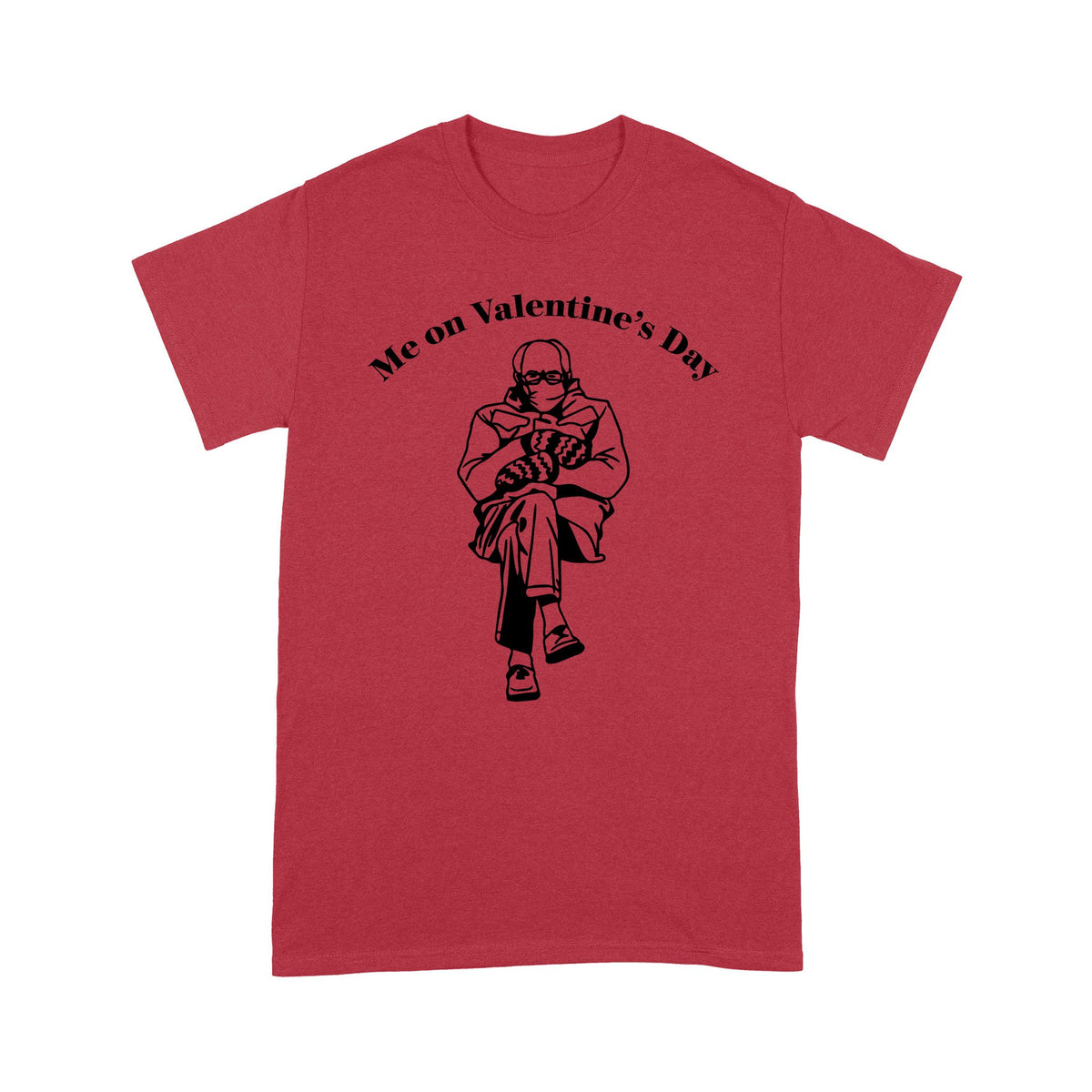 Me On Valentine's Day Bernie Mood Tshirt