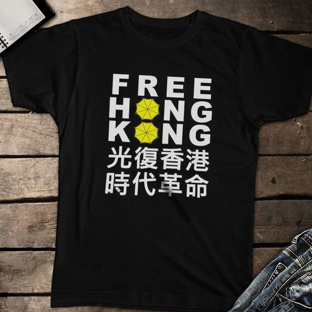 Support Free Hong Kong Democracy Protest Unisex TShirt