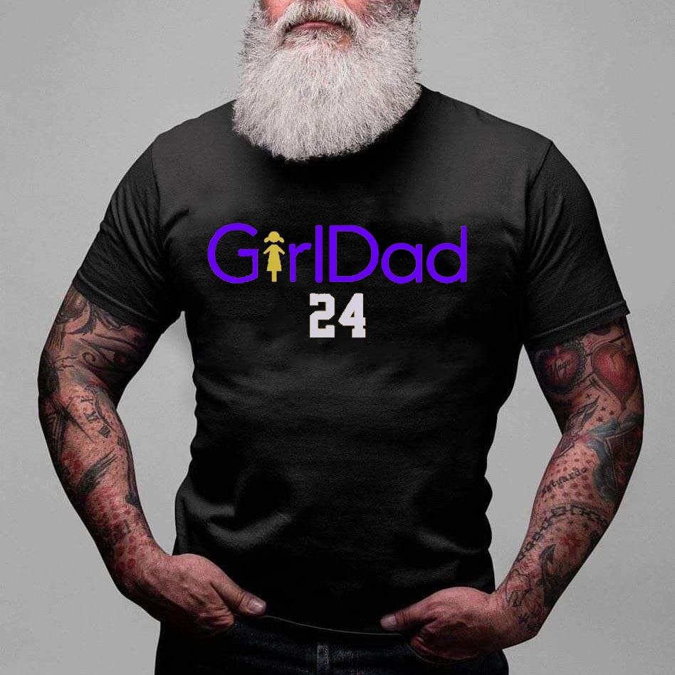 girldad Girl Dad Retro Tshirt