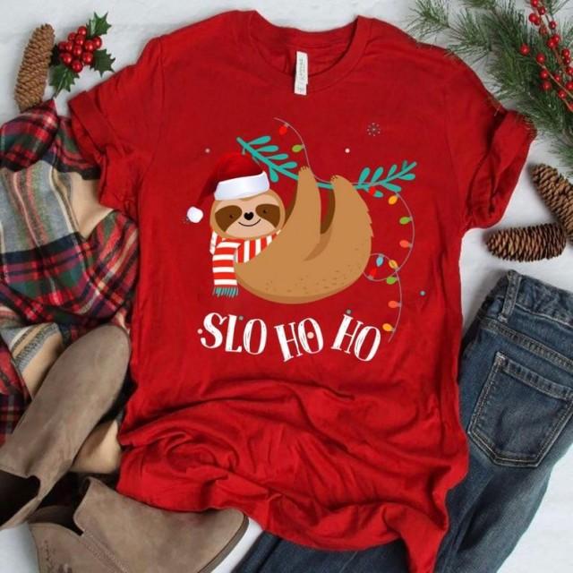 Christmas gifts Sloth ho ho ho shirt