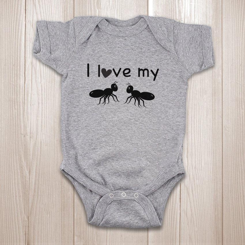 Christmas gifts for newborn baby I love my aunts onesie baby bodysuit