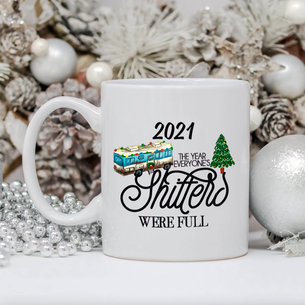 Merry Christmas Everyone Shitter's Full Ugly Christmas Mug