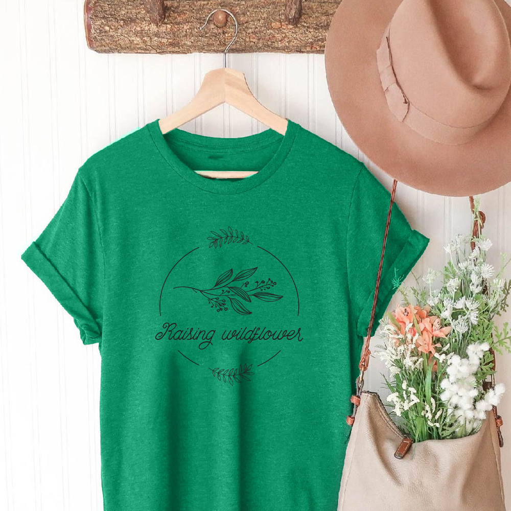 Gift For Girl Raising Wildflowers Pretty Shirt