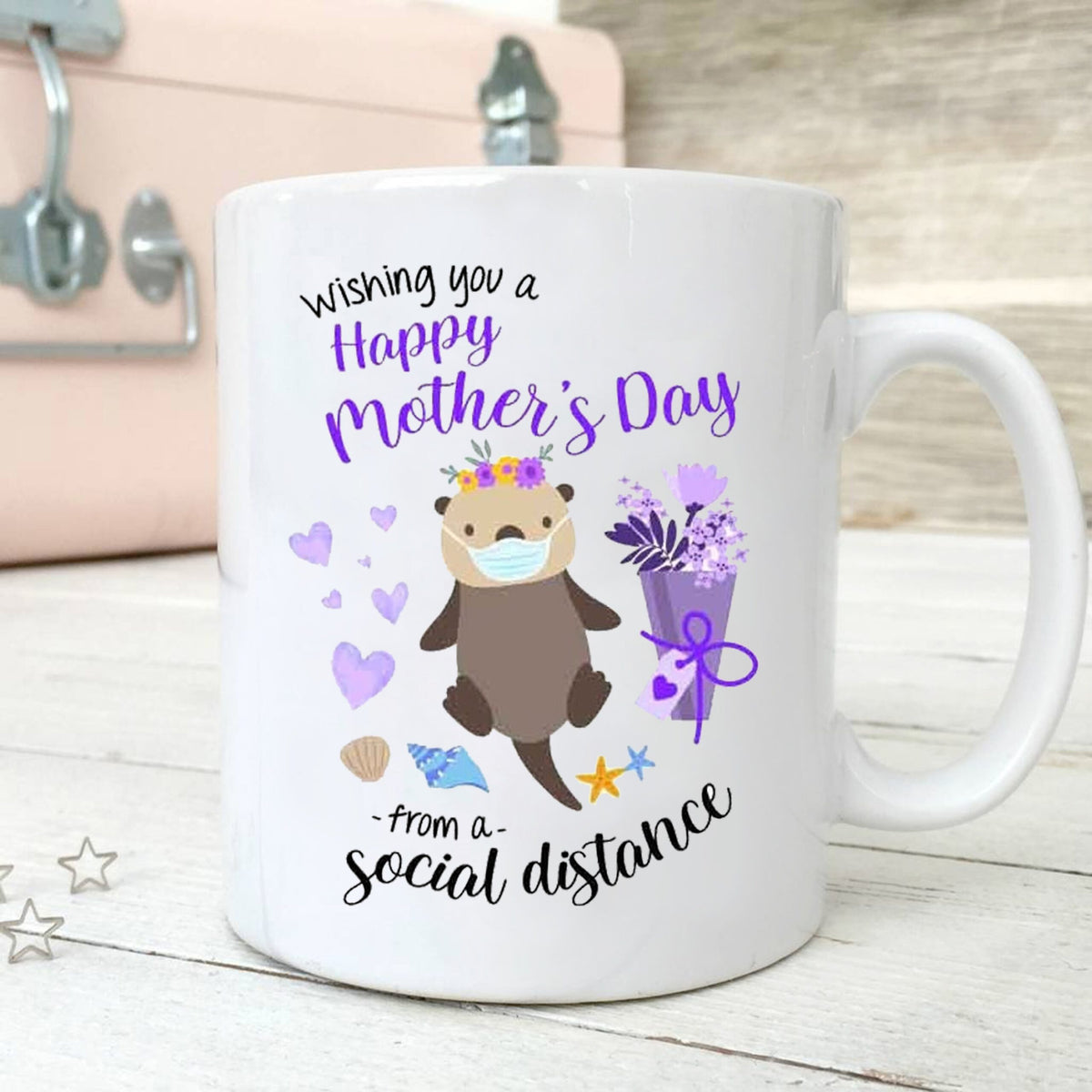 Wishing You A Happy Mother's Day Otter Mug