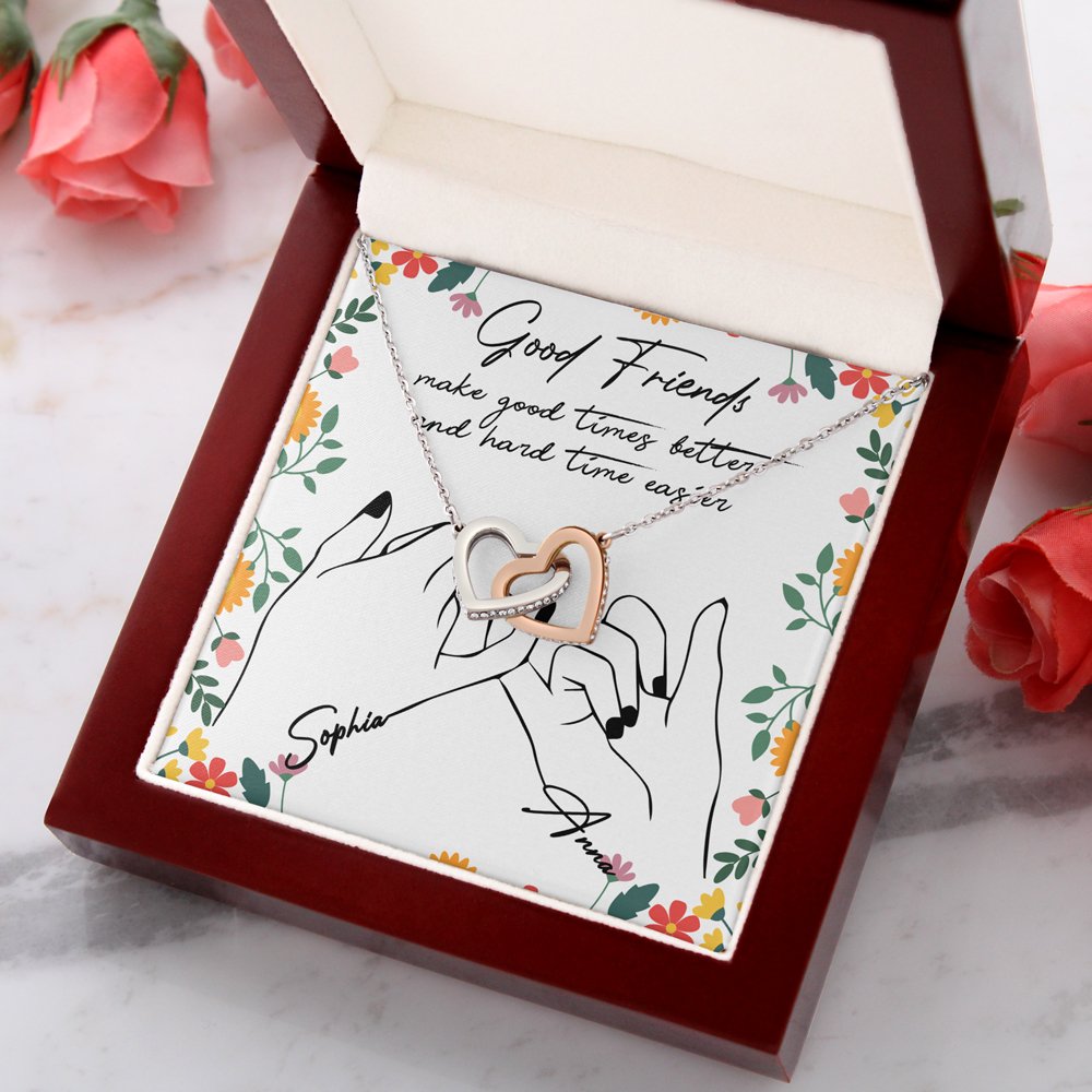 Necklace for Besties, Good Fiend Necklace, Birthday Necklace Gift