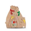 Personalized Wooden Bear Family Puzzle Home Decor Gift for Parents