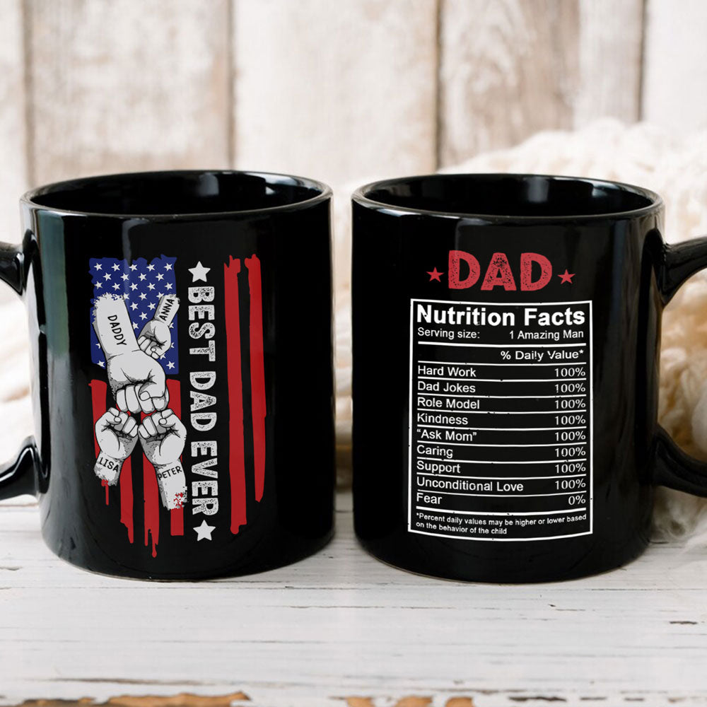 Best Dad Ever Mug Personalized Gift For Dad