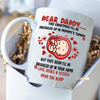 Snuggled Up In Mommy&#39;s Tummy Mug Christmas Gift For Expecting Dad