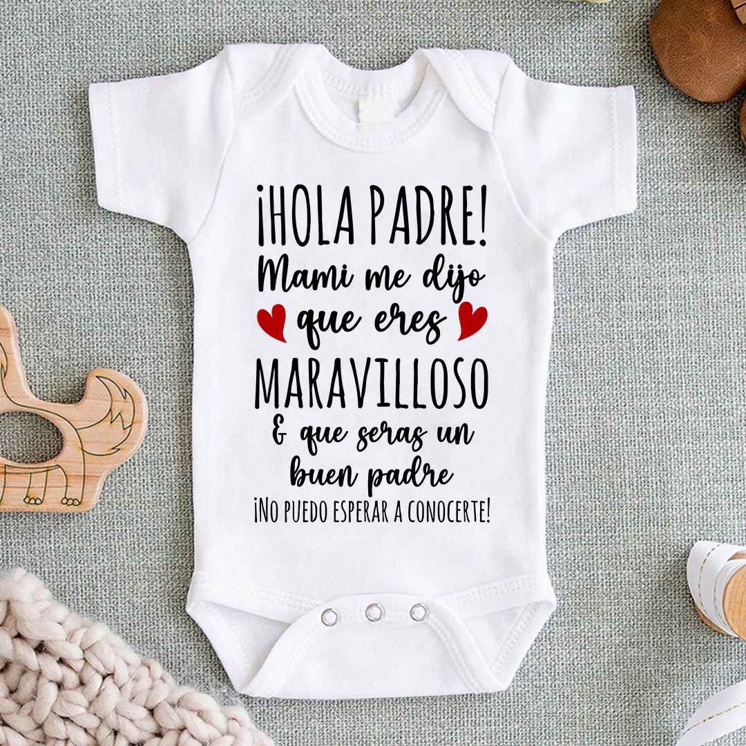 ¡No Puedo Esperar A Conocerte! - Onero De Bebé Personalizado