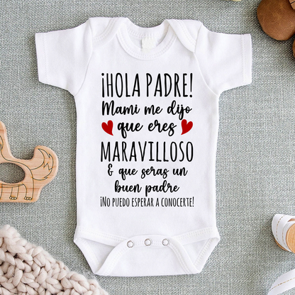 ¡No Puedo Esperar A Conocerte! - Onero De Bebé Personalizado