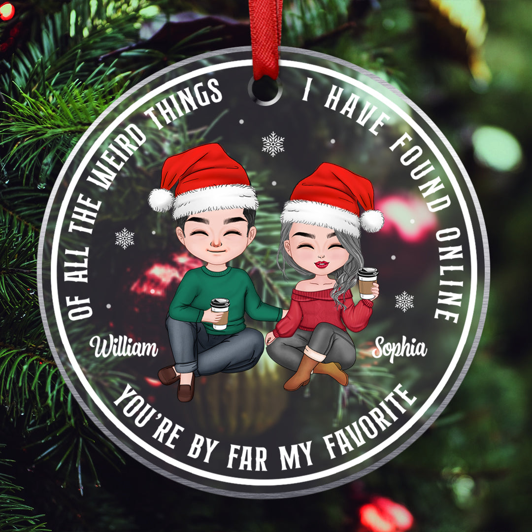 You Are My Favorite Ornament - Personalized Gift For Couple