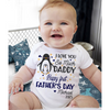 I Love You So Much Daddy Baby Onesie Personalized Father&#39;s Day Gift