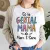 Es la genial mamá de - Camisa Personalizada