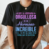 Soy La Hermana Orgullosa De Un Hermano Increible - Camisa