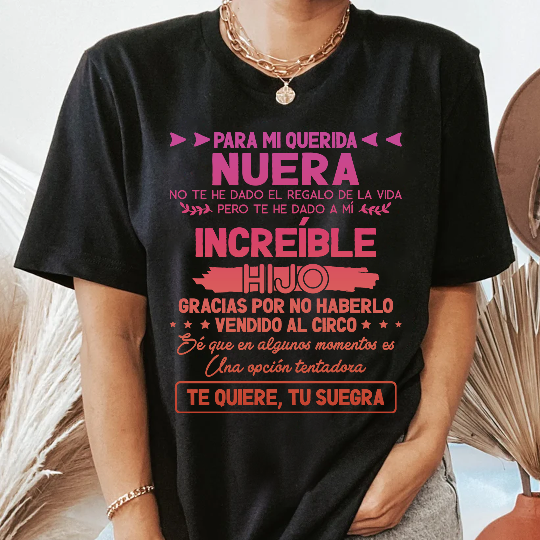 Para Mi Querida Nuera - Camisa