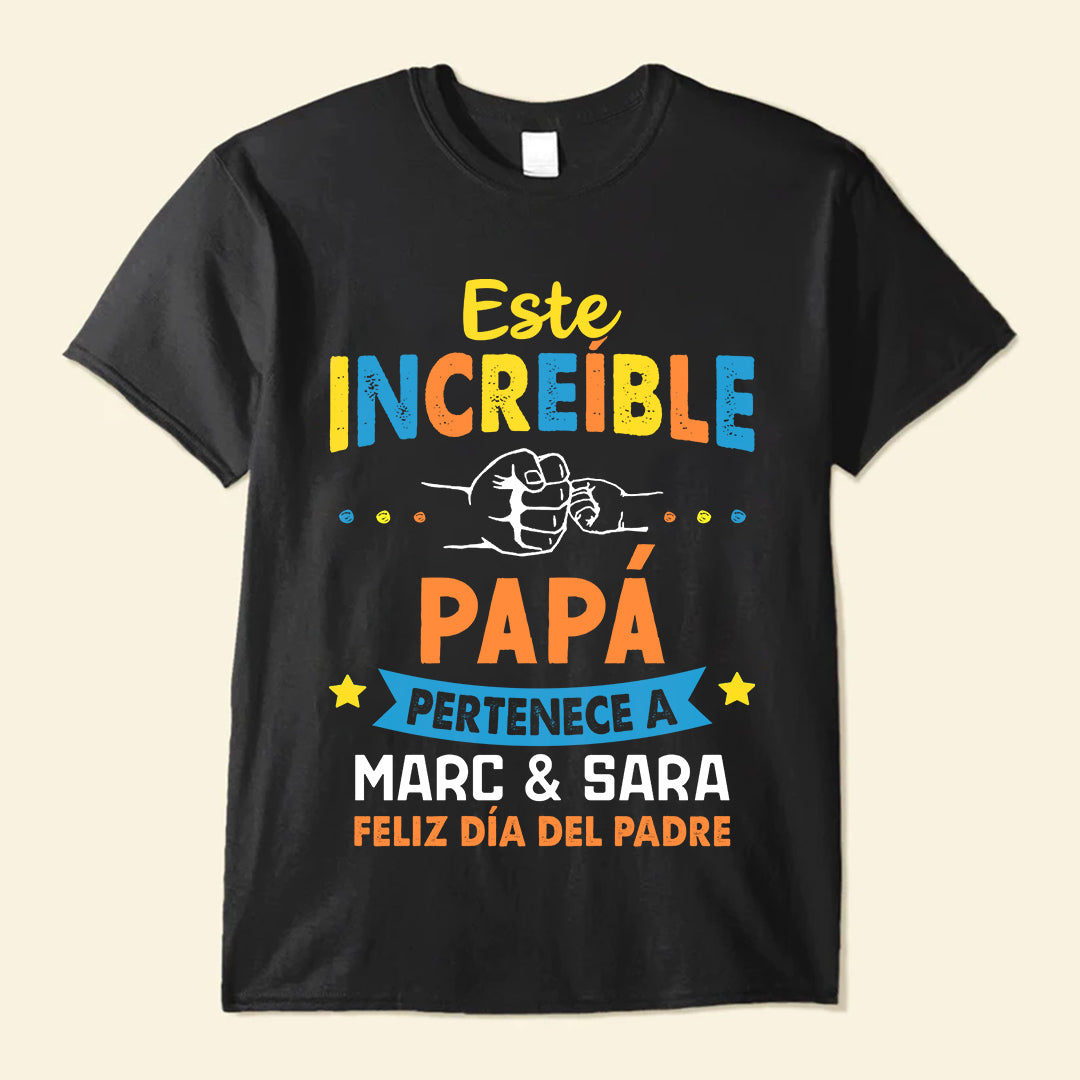 Este Increíble Papá - Camisa Personalizada