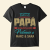 Este Papá Maravilloso Pertenece A - Camisa Personalizada