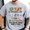 Papá Te Amamos Con Todo El Corazón - Camisa Personalizada