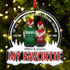 You Are My Favorite Ornament - Personalized Gift For Couple