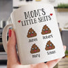 Mom&#39;s Little Shits Mug Funny Personalized Gift For Mom