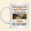 Para Mi Mujer Desearía Poder Volver A Tras En El Tiempo - Taza