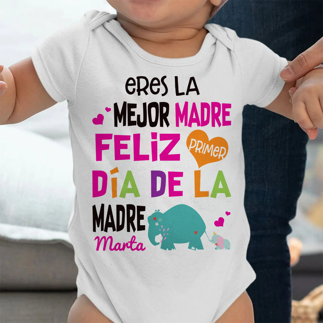 Eres La Mejor Madre - Onero De Bebé Personalizado