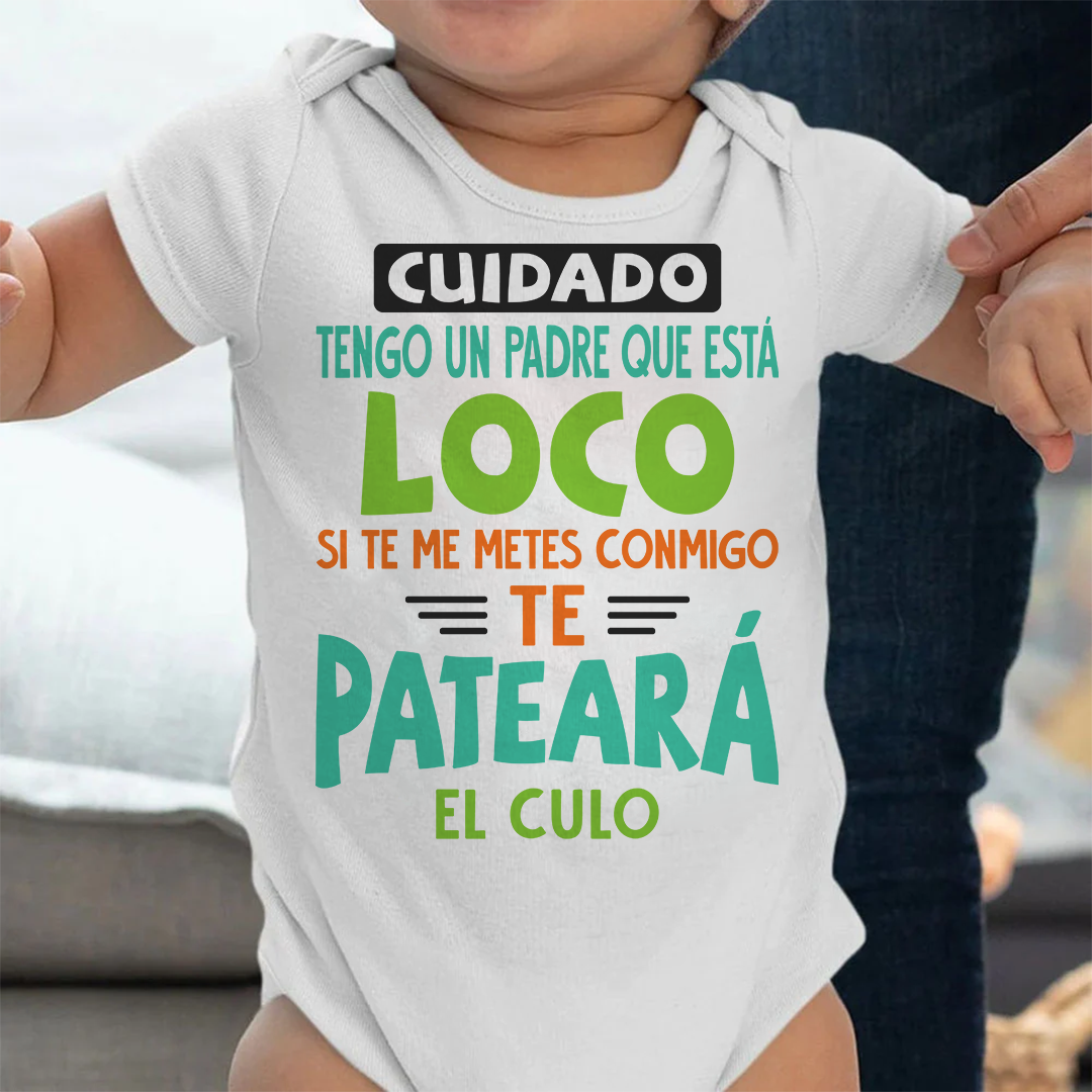Cuidado Tengo Un Padre Regalo Para Bebe
