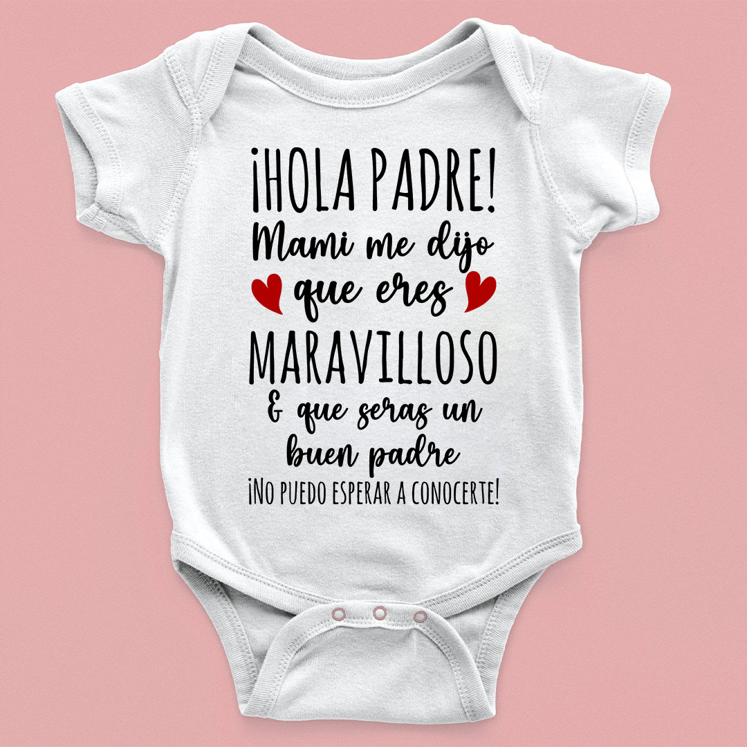 ¡No Puedo Esperar A Conocerte! - Onero De Bebé Personalizado