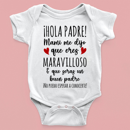 ¡No Puedo Esperar A Conocerte! - Onero De Bebé Personalizado