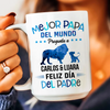 Mejor Papá Del Mundo Taza Regalo Para El Día Del Padre