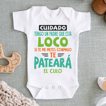 Cuidado Tengo Un Padre Regalo Para Bebe