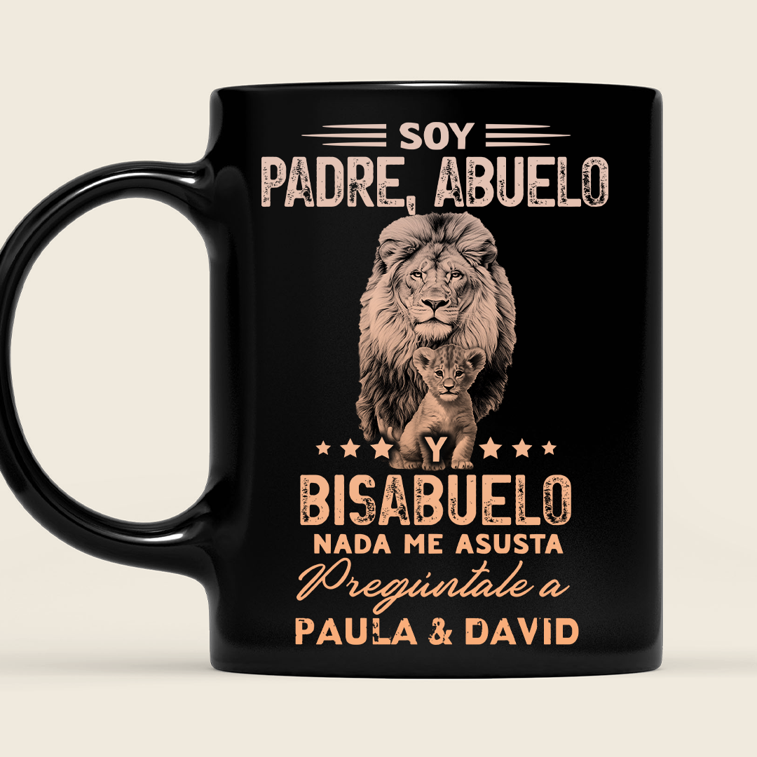 Soy Padre Abuelo Y Bisabuelo Taza Regalo Para El Día Del Padre