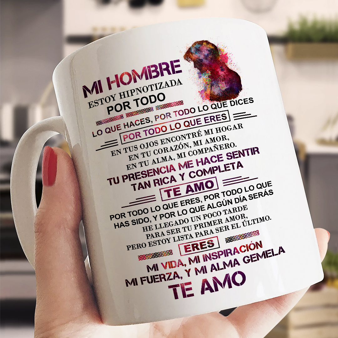 Eres Mi Vida Mi Inspiración Mi Fuerza Y Mi Alma Gemela Taza Para Marido