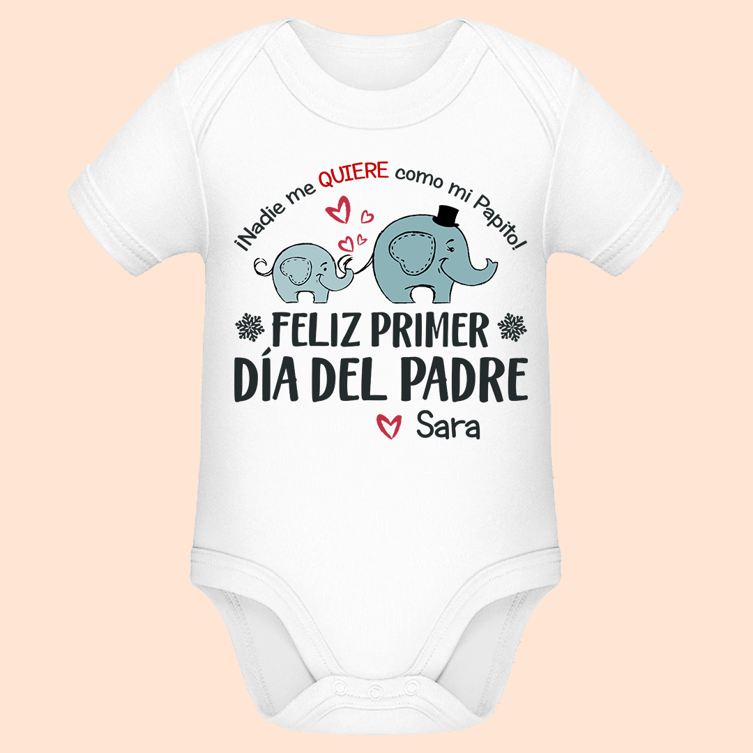 Nadie Me Quiere Como Mi Papito Regalo Personalizado Para Bebe - Vista Stars  - Personalized gifts for the loved ones