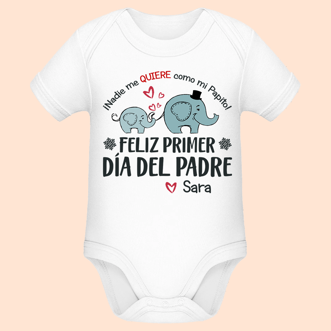 ¡Nadie Me Quiere Como Mi Papito Regalo Personalizado Para Bebe