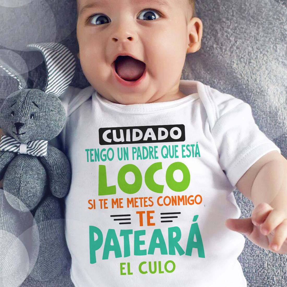 Cuidado Tengo Un Padre Regalo Para Bebe