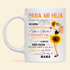 Para mi hija - Taza