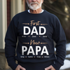 First Dad Now Papa Meaningful Personalized T-shirt Gift For Grandpa