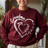 Grandma Mom Heart Meaningful T-shirt Personalized Gift For Grandma