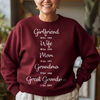 Personalized Girlfriend Wife Mom Grandma T-shirt Gift For Grandma