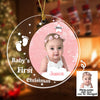 Baby First Christmas Ornament Personalized Gift For New Parents