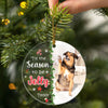 Tis The Season To Be Jolly Ornament Personalized Gift For Dog Lovers