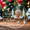 Your Wings Were Ready Personalized Ornament Dad Mom Memorial Gift