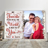 Favorite Place In The World Perfect Canvas Personalized Gifts For Couple