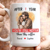 Hotter Than Coffee Personalized 1 Year Anniversary Mug For Her