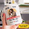 Hotter Than Coffee Personalized 1 Year Anniversary Mug For Her