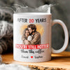 Hotter Than Coffee Personalized 20 Years Anniversary Mug For Her